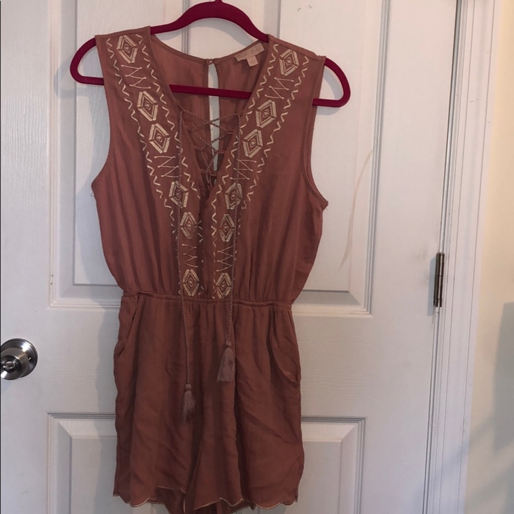 Blush pink romper